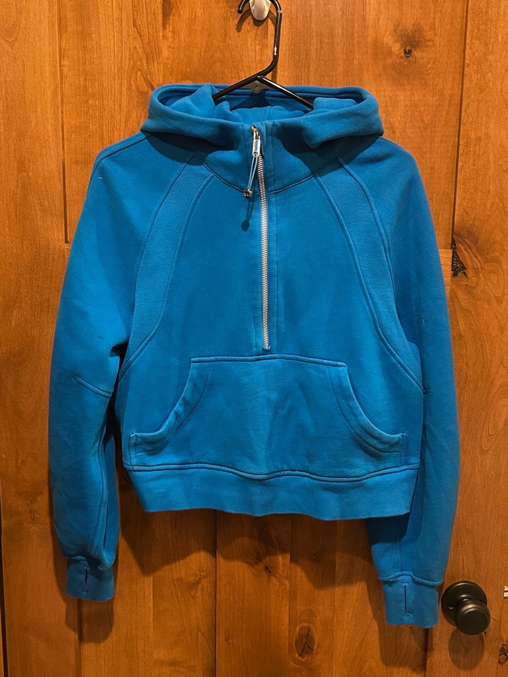 Lululemon Athletica Poolside Blue Half-Zip Hoodie